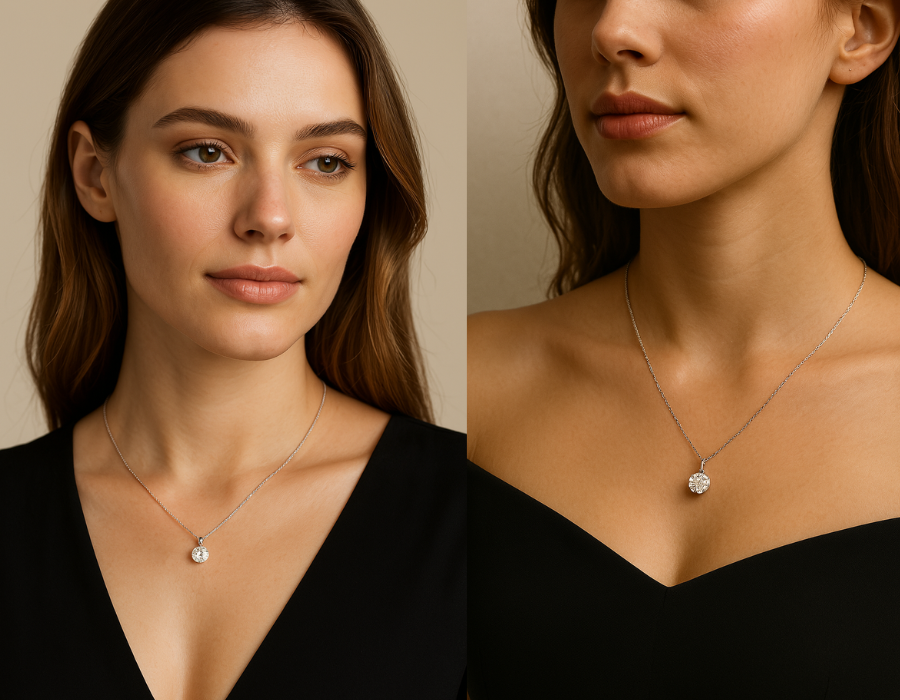 Style with Lab Grown Diamond Necklace