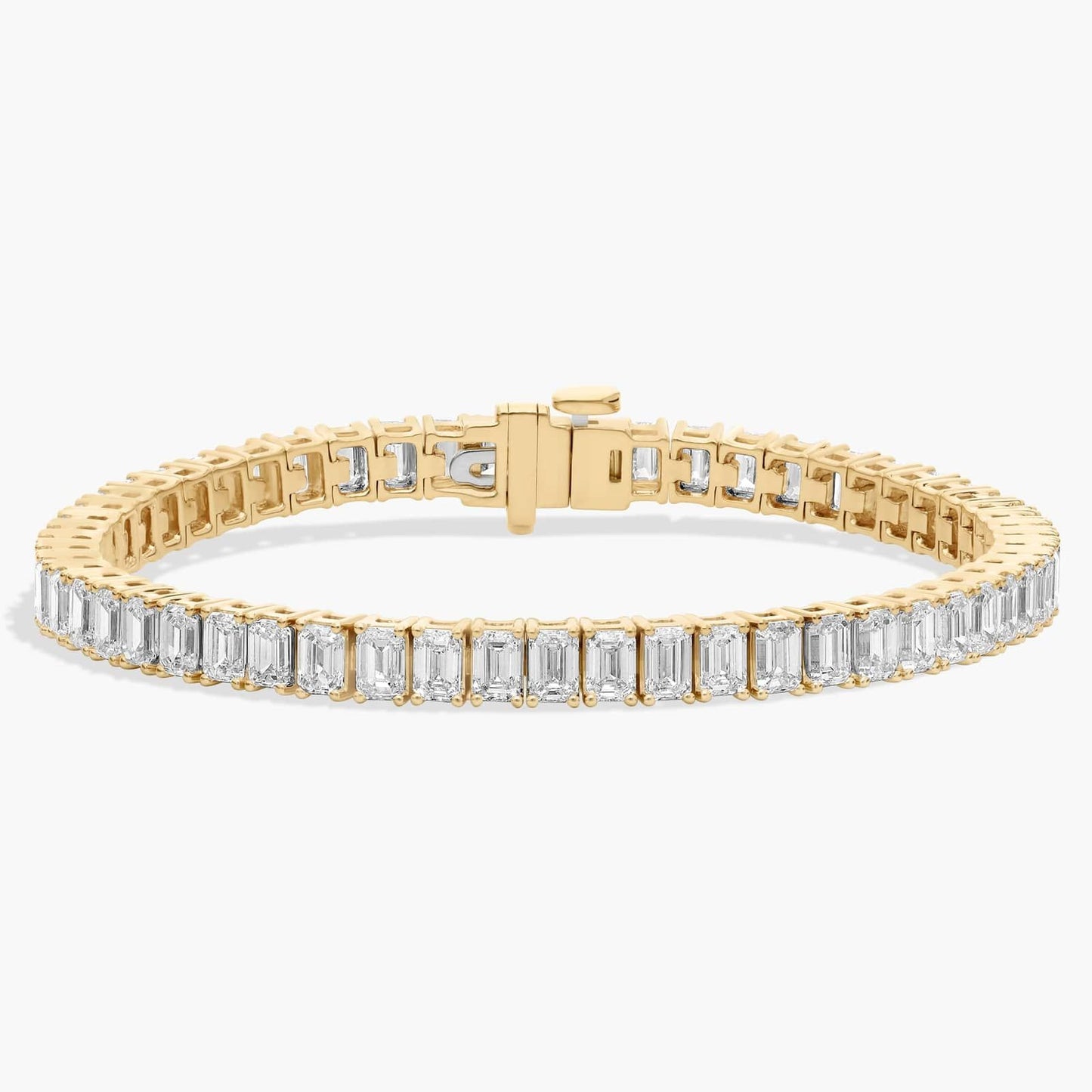 Emerald Cut Diamond Tennis Bracelet