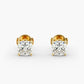 Cushion Cut Diamond Stud Earrings