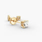 Cushion Cut Diamond Stud Earrings
