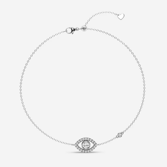 Lab Diamond Evil Eye Diamond Bracelet