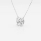 Round Lab Grown Diamond Solitaire Pendant
