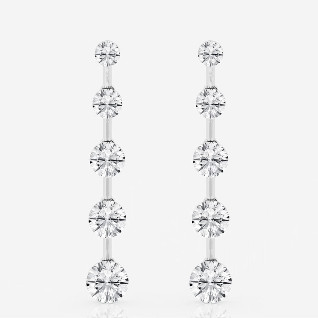 Vault 2ctw Lab Diamond Boundless Drop Earrings