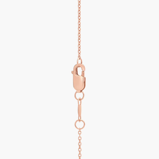 Diamond Pear Cut Partial-Bezel Solitaire Pendant
