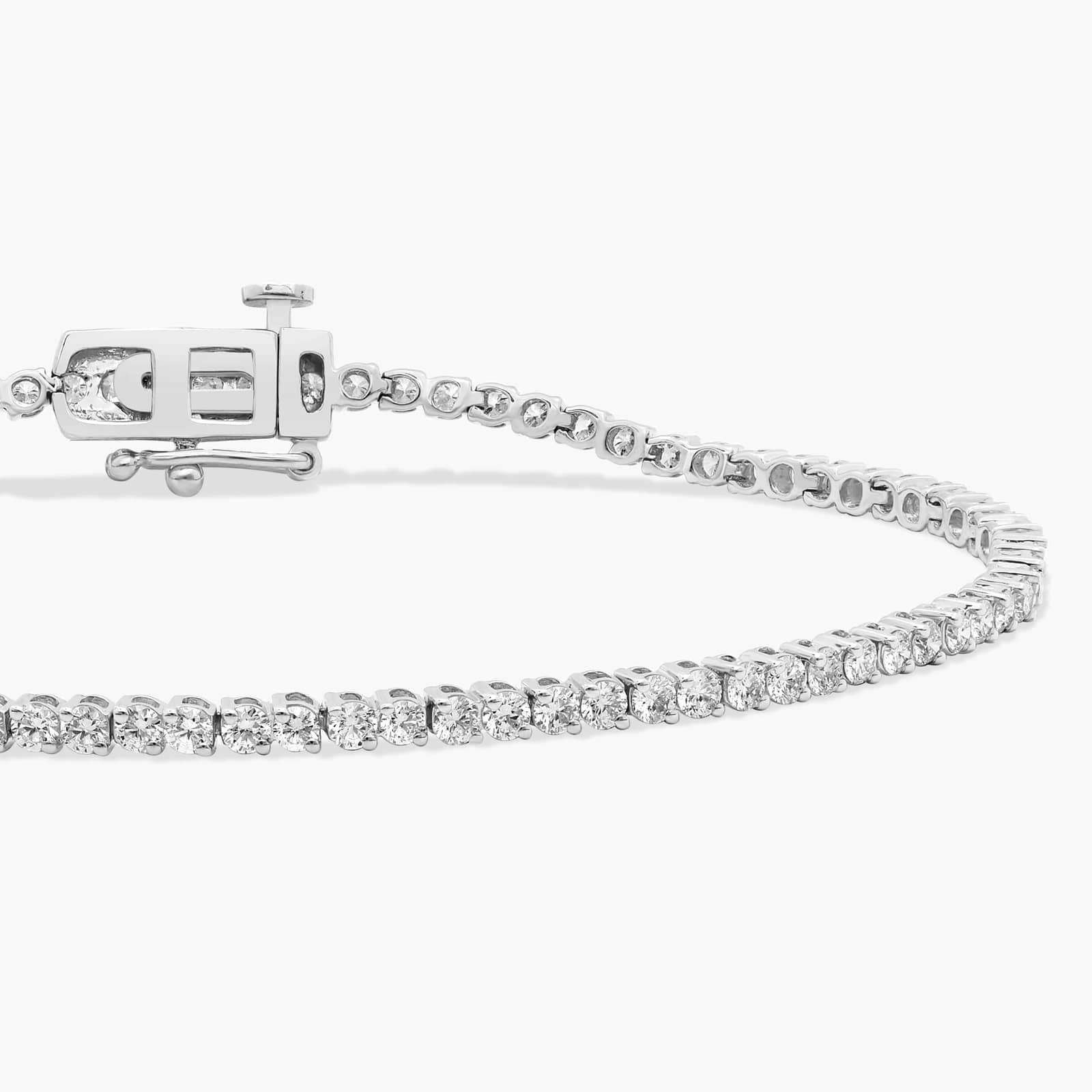 Two-Prong Lab Grown Diamond Tennis Bracelet