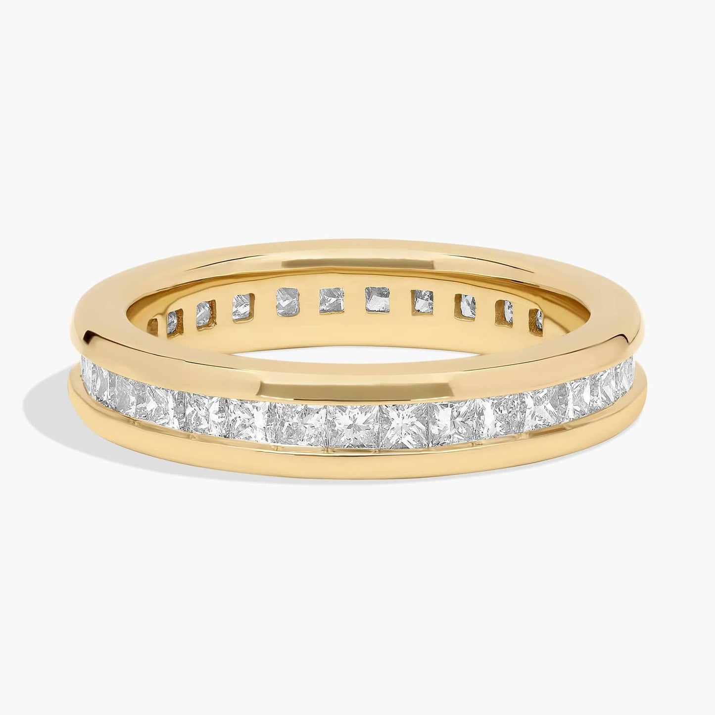 Channel Set Princess-Cut Lab-Grown Diamond Eternity Ring
