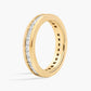 Channel Set Princess-Cut Lab-Grown Diamond Eternity Ring