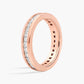 Channel Set Princess-Cut Lab-Grown Diamond Eternity Ring