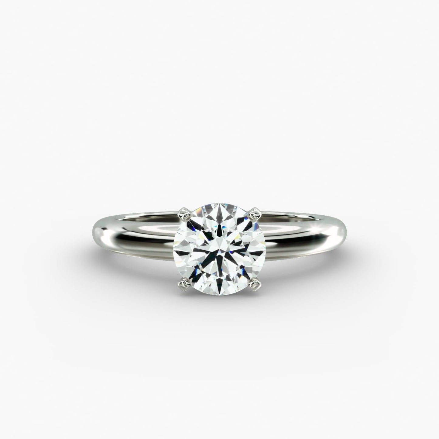 Classic Simple Solitaire Engagement Ring