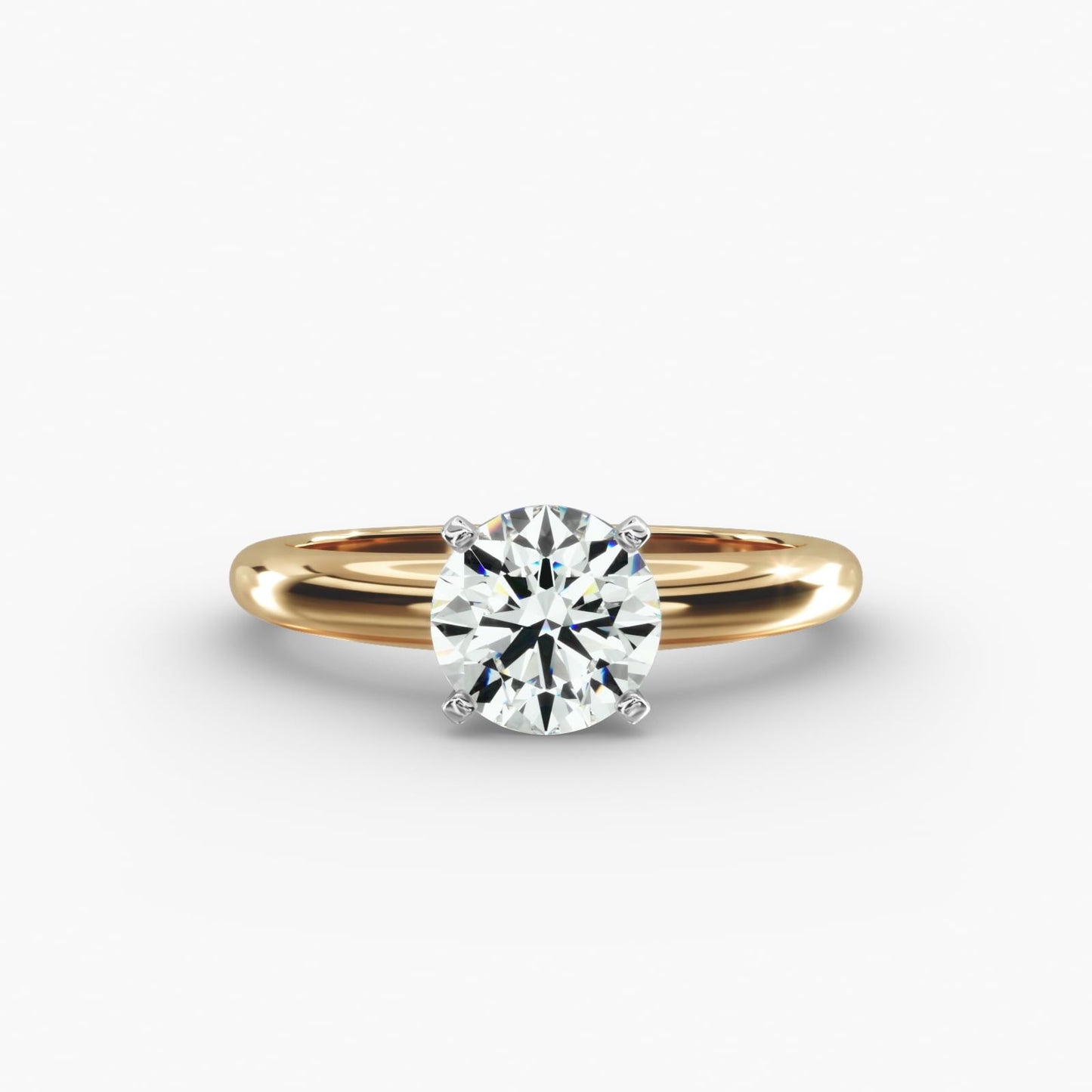 Classic Simple Solitaire Engagement Ring
