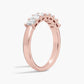 Seven Stone Emerald Lab Grown Diamond Ring