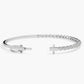 Floating Diamond Bangle Bracelet
