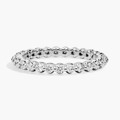 Floating Diamond Eternity Ring