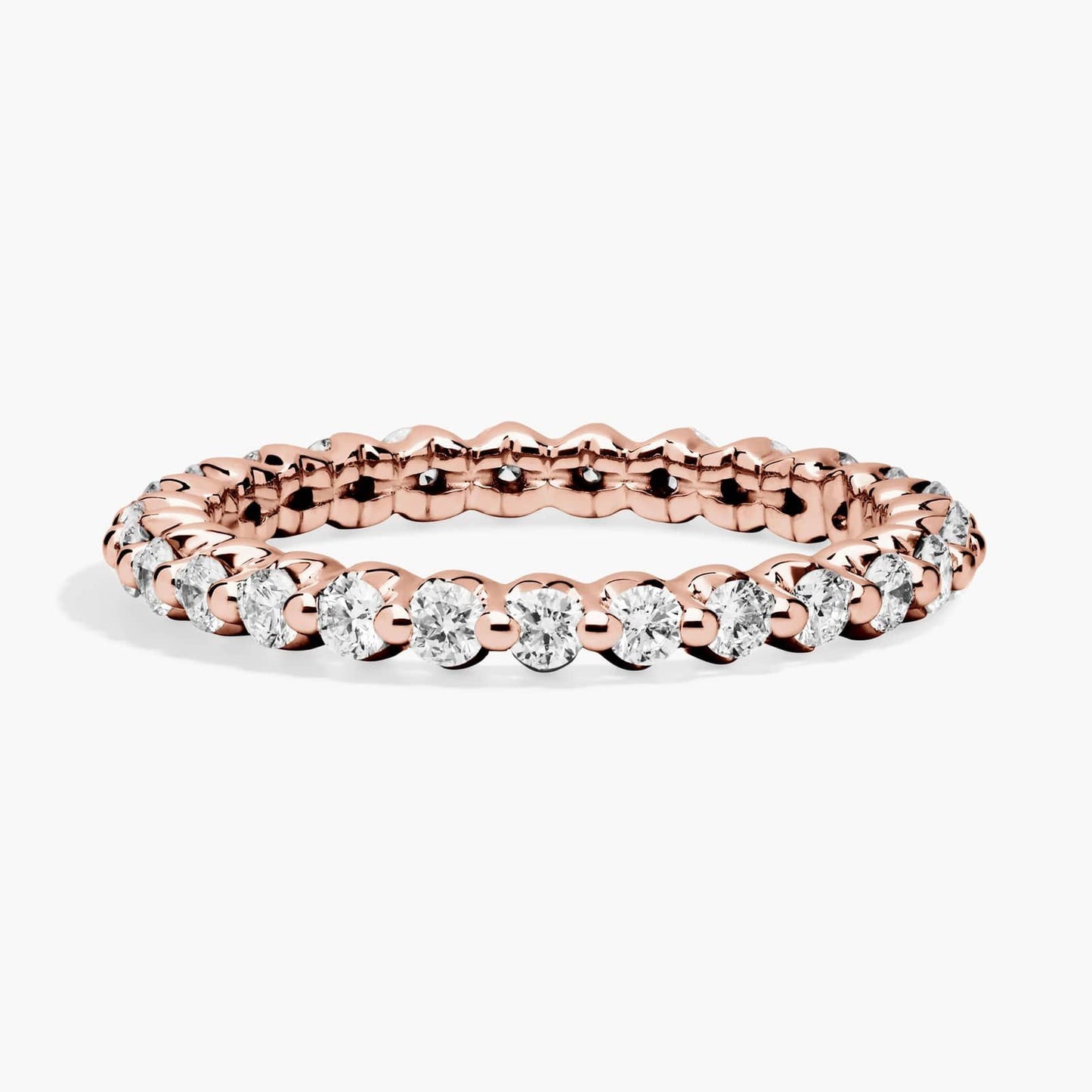 Floating Diamond Eternity Ring