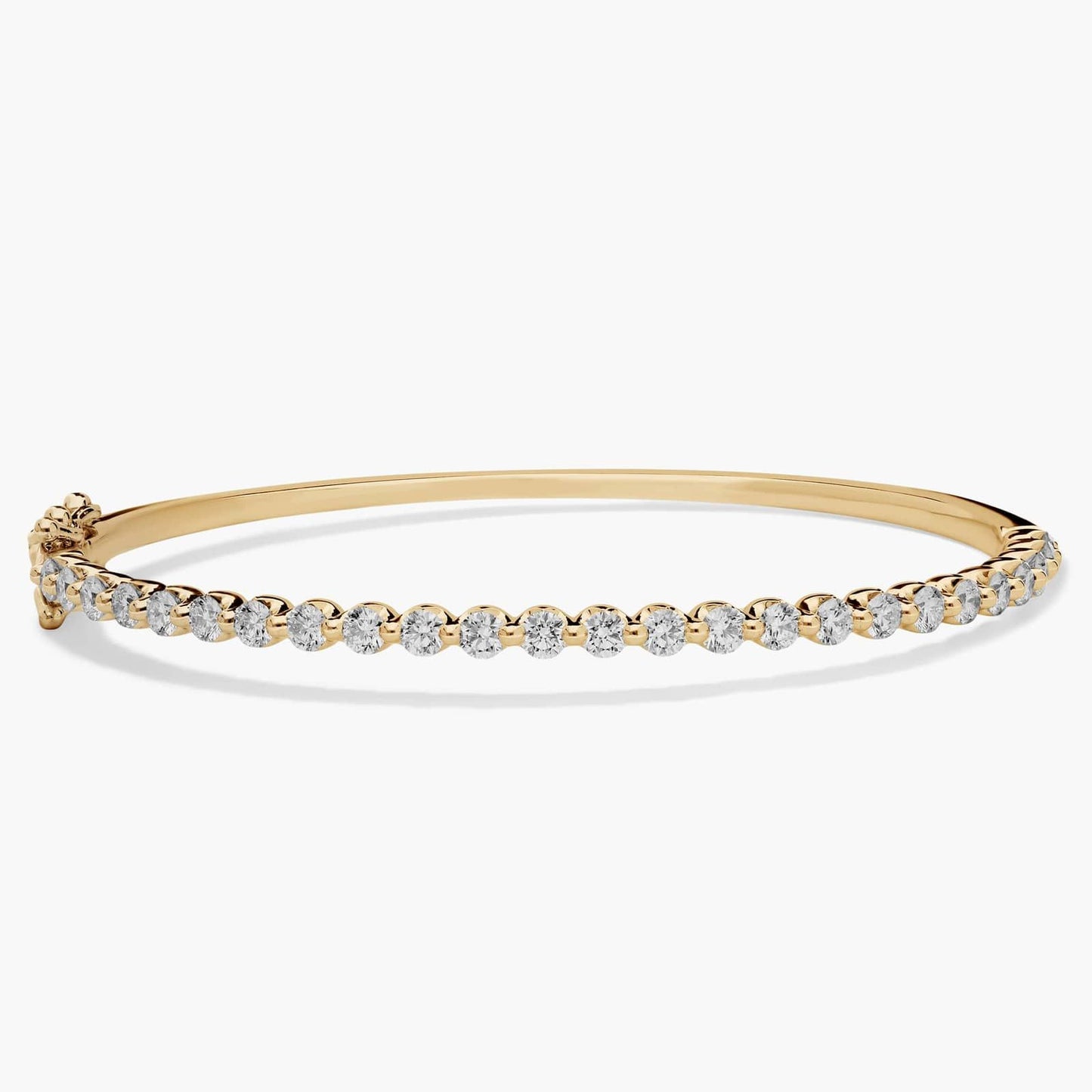 Floating Diamond Bangle Bracelet