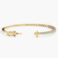 Floating Diamond Bangle Bracelet