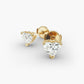 Heart Cut Diamond Stud Earrings