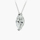 Marquise Cut Diamond Solitaire Pendant