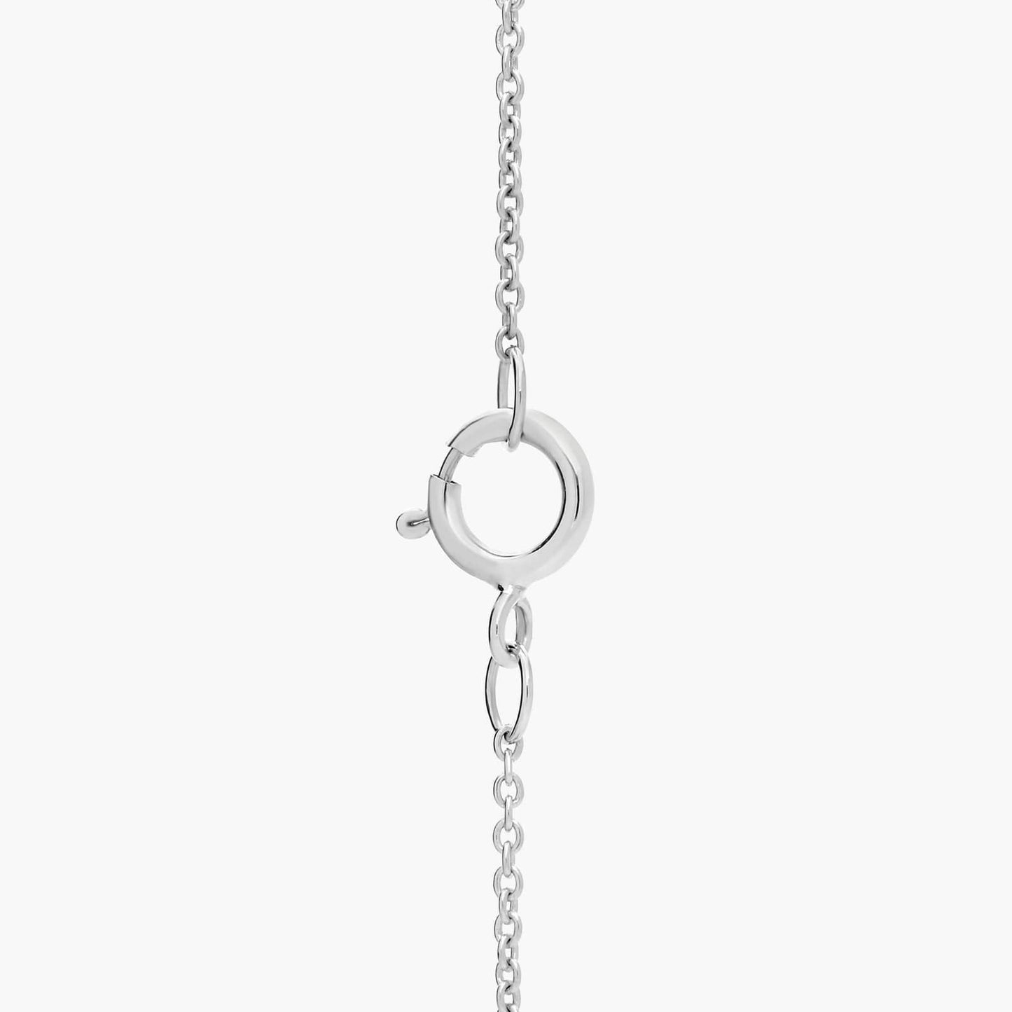 Round Diamond Cluster Round Necklace