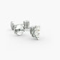 Pear Cut Diamond Stud Earrings