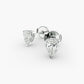 Pear Cut Diamond Stud Earrings