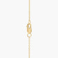 Lab Grown Pear Diamond Smile Bar Necklace