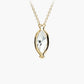 Marquise Cut Diamond Solitaire Pendant