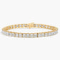 Princess Cut Lab Grown Diamond Tennis Bracelet