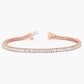 Princess Cut Lab Grown Diamond Tennis Bracelet