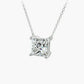 Princess Cut Lab-Grown Diamond Solitaire Pendant
