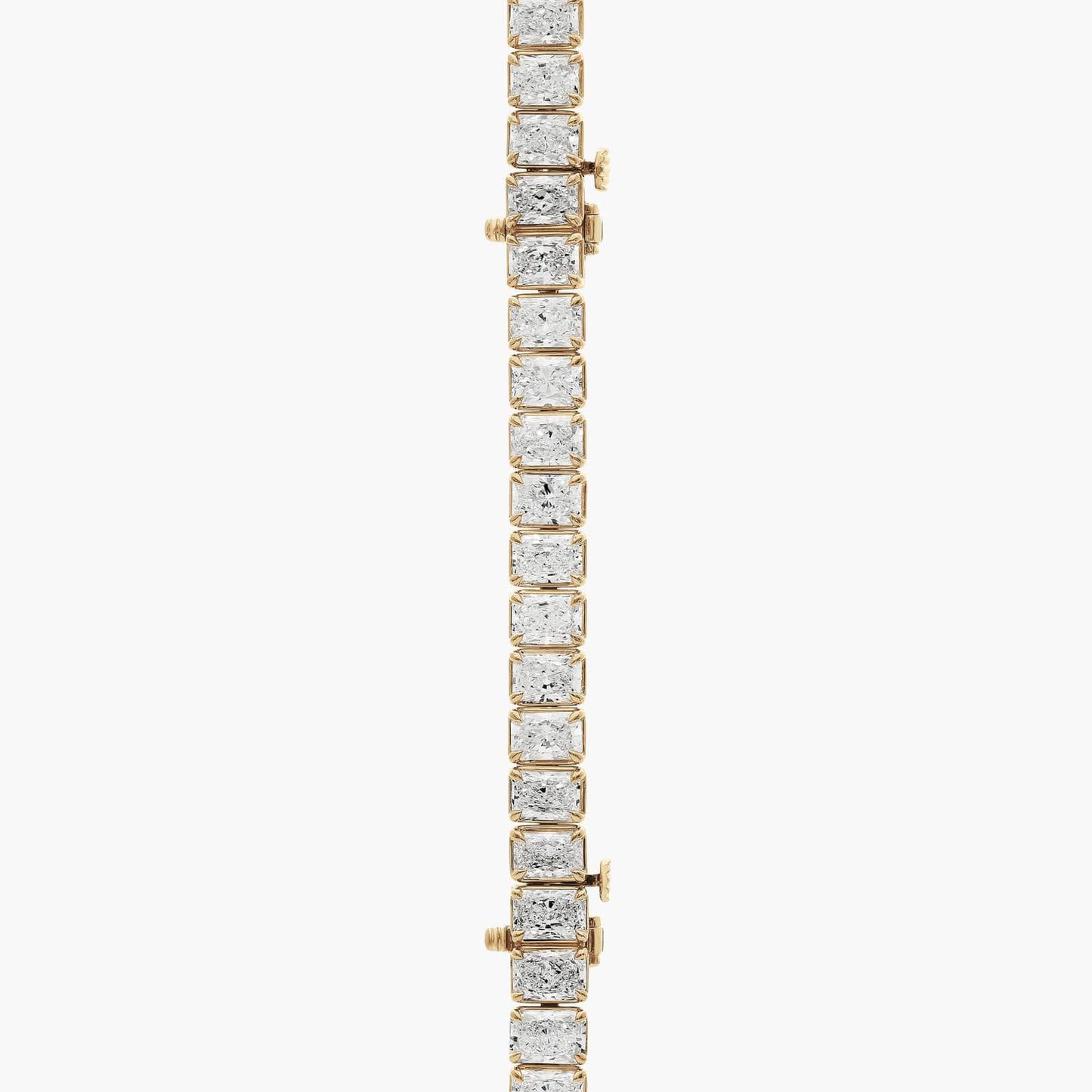 Lab Grown Radiant Diamond Eternity Necklace