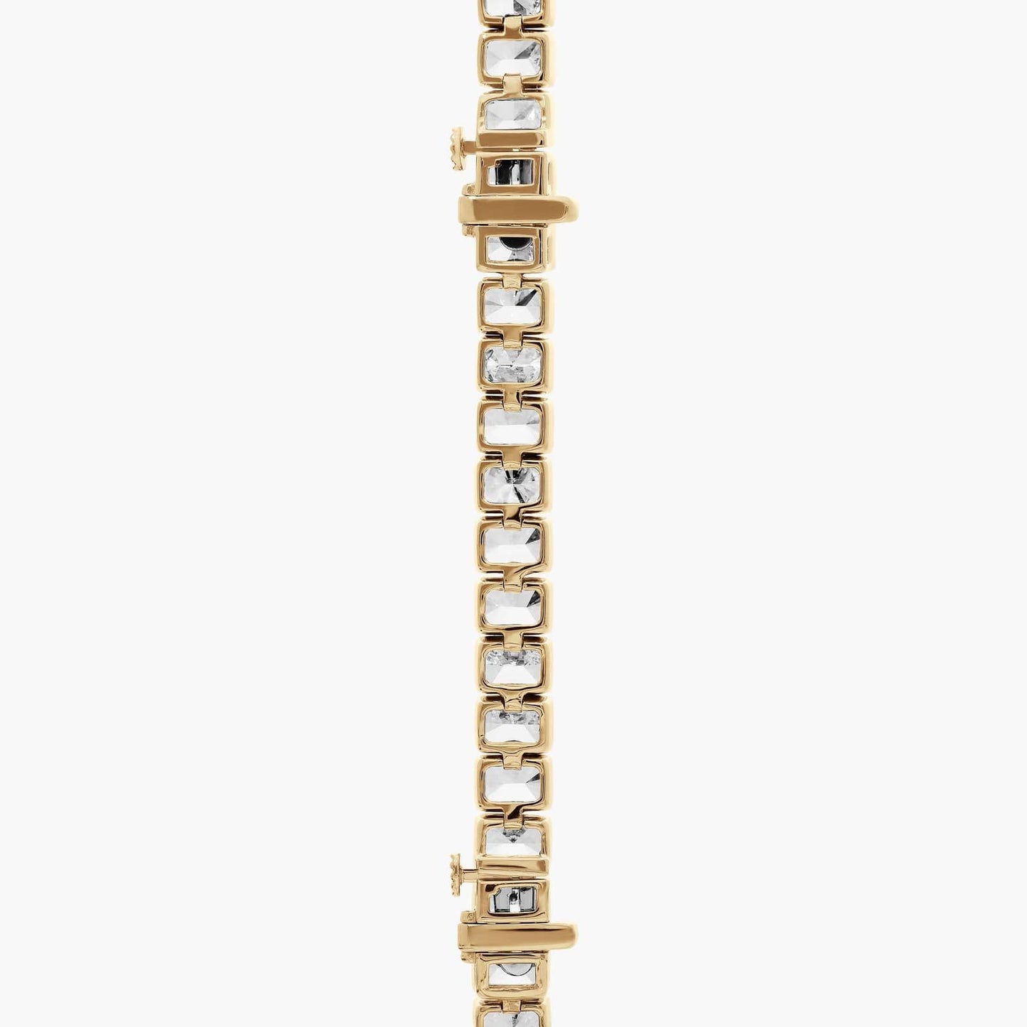 Lab Grown Radiant Diamond Eternity Necklace