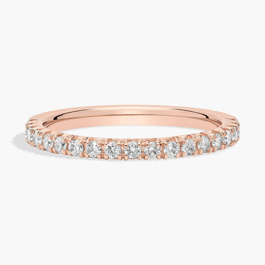 French Pavé Lab-Grown Diamond Anniversary Ring