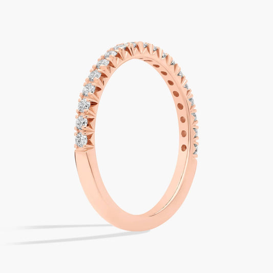 French Pavé Lab-Grown Diamond Anniversary Ring