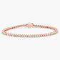 Bezel Lab Grown Diamond Tennis Bracelet