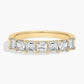 Seven Stone Lab Grown Diamond Ring in Yellow Gold