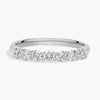 14k White Gold Seven Stone Trellis Diamond Ring