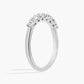 Seven Stone Trellis Diamond Ring In 14K White Gold 