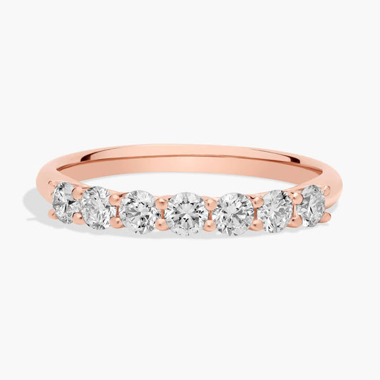 Seven Stone Lab-Grown Diamond Ring In 14K Rose Gold
