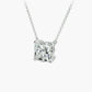 Lab Grown Diamond Cushion Cut Solitaire Pendant
