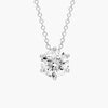 14k Yellow Gold Wire Basket Lab Diamond Pendant