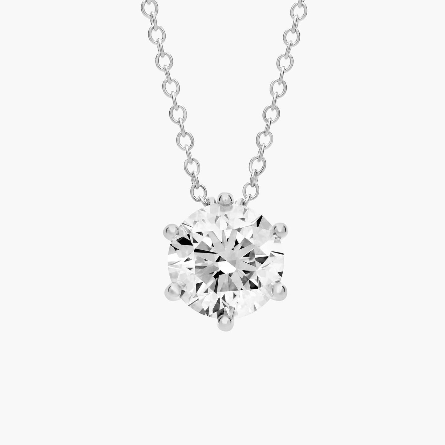 14k Yellow Gold Wire Basket Lab Diamond Pendant