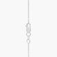Double Prong Lab-Grown Diamond Pendant In 14K White Gold