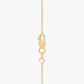 X Lab Grown Diamond Fashion Pendant in 14K Yellow and Black Gold