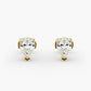 Pear Cut Diamond Stud Earrings