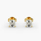 Asscher Cut Diamond Earrings