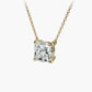 Lab Grown Diamond Cushion Cut Solitaire Pendant