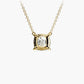 Lab Grown Diamond Cushion Cut Solitaire Pendant